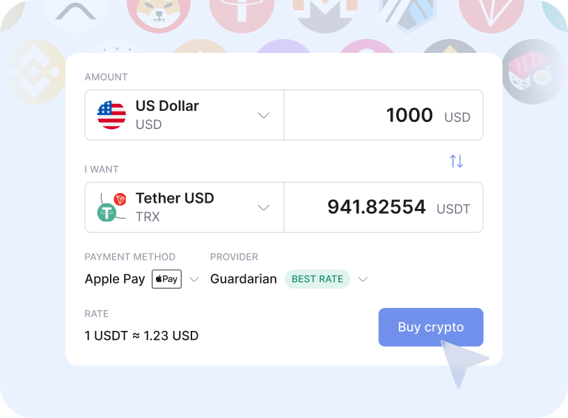 Select a cryptocurrency
