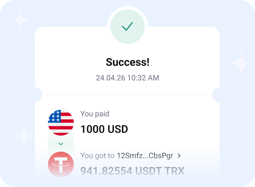 Receive crypto